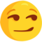 Smirking Face emoji on Messenger